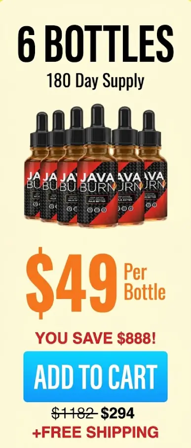 Java Burn six-bottle package